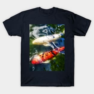 Fish - White and Orange Koi T-Shirt